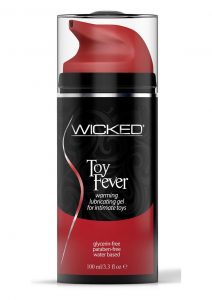 Wicked Toy Fever Warming Lubricating Gel  Water Based For Intimate Toys 3.3 Ounce