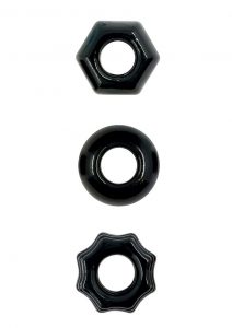 Renegade Chubbies Set Black Non-Vibrating Cock Rings