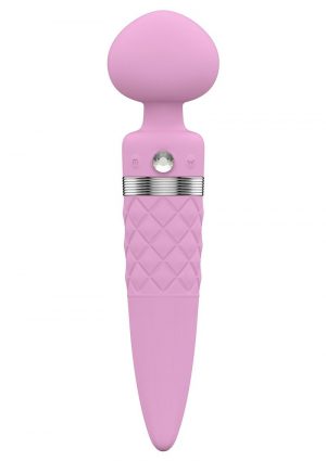 Pillow Talk Sultry Dual Ended Warming Massager Wand Pink