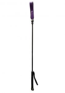 Rouge Long Riding Crop Slim Tip 24 Pur