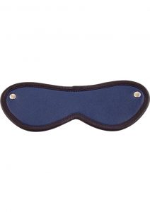 Rouge Leather Blindford Eye Mask - Blue