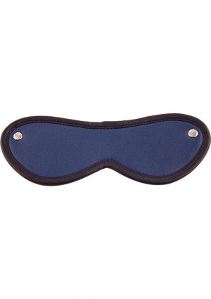 Rouge Leather Blindford Eye Mask - Blue