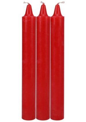 Doc Johnson Japanese Drip Candles - 3 Pack - Red