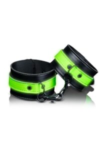 Ouch Ankle Cuffs Glow in the Dark - Green