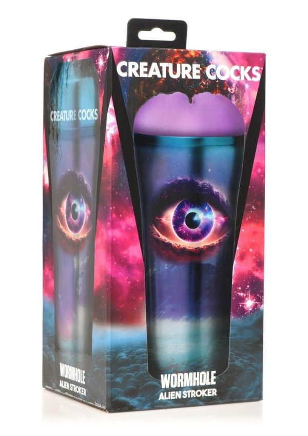 Creature Cocks Wormhole Alien Stroker - Purple/Black