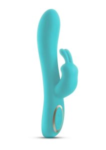 Obsessions Hera Rechargeable Silicone Rabbit Vibrator - Aqua