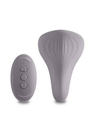 Desire Mantra Rechargeable Silicone Vibrator - Gray