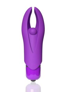 4B Demon Silicone Mini Clitoral Stimulating Vibrator - Grape