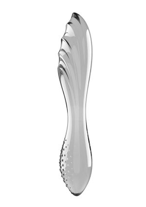 Satisfyer Dazzling Crystal 1 Glass Dildo - Clear