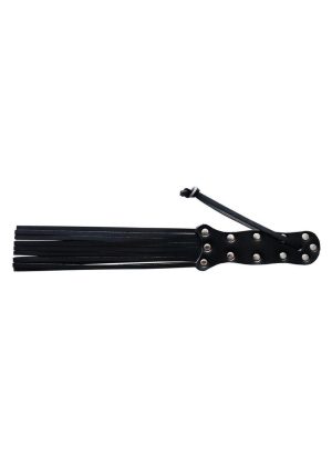 Leather Spiral Paddle - Black