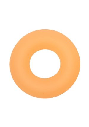 Alpha Glow in the Dark Liquid Silicone Prolong Medium Ring - Orange