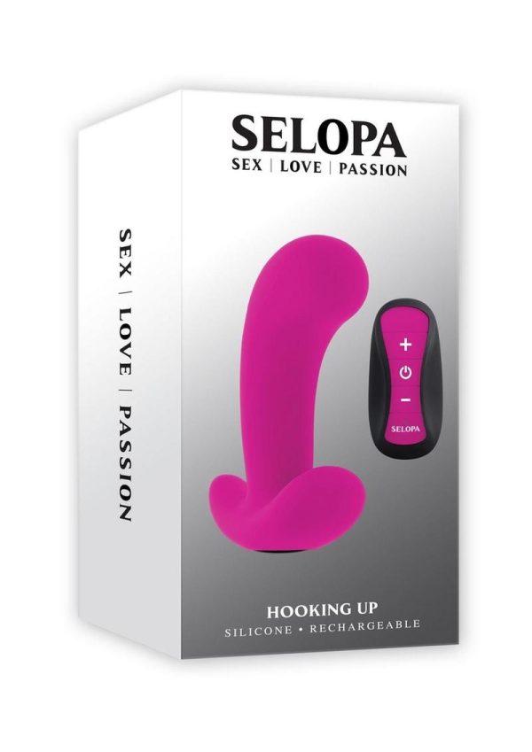 Selopa Hooking Up Rechargeable Silicone Anal Plug - Pink