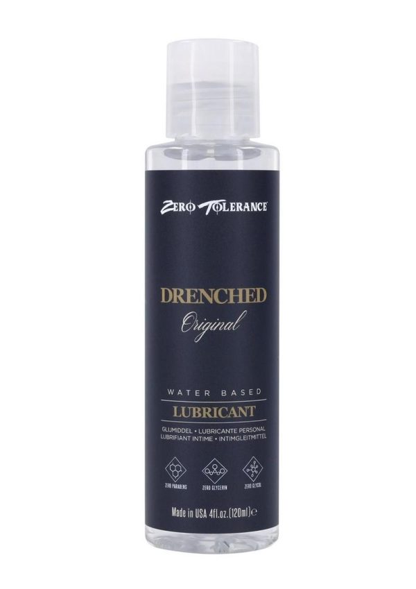 Zero Tolerance Drenched Original Water Based Lubricant 4oz