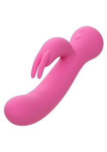 First Time Silicone Rechargeable Bunny Rabbit Vibrator - Pink