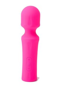 Pink Pussycat Vibrating Rechargeable Mini Wand Massager - Pink