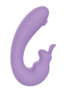 Blaze Bunny Thumper Rechargeable Silicone Vibrator - Lavender