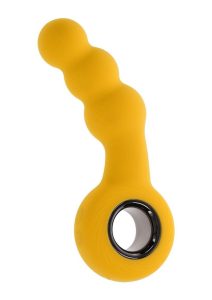 Gender X Bumble Rechargeable Silicone Anal Beads - Yellow