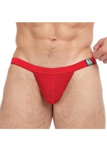 Goal Line Low Rise Jockstrap - Large/XLarge - Red