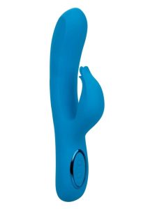 Azure Collection Flutter G Rechargeable Silicone Vibrator - Blue