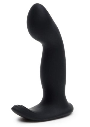 Fifty Shades of Grey Sensation Rechargeable Silicone P-Spot Vibrator - Black