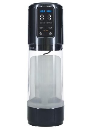 Pumped UltraLift 10 Function Rechargeable Masturbator - Gun Metal