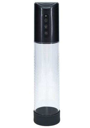 Pumped HyperPump  3 Function Automatic Rechargeable Penis Pump - Gun Metal