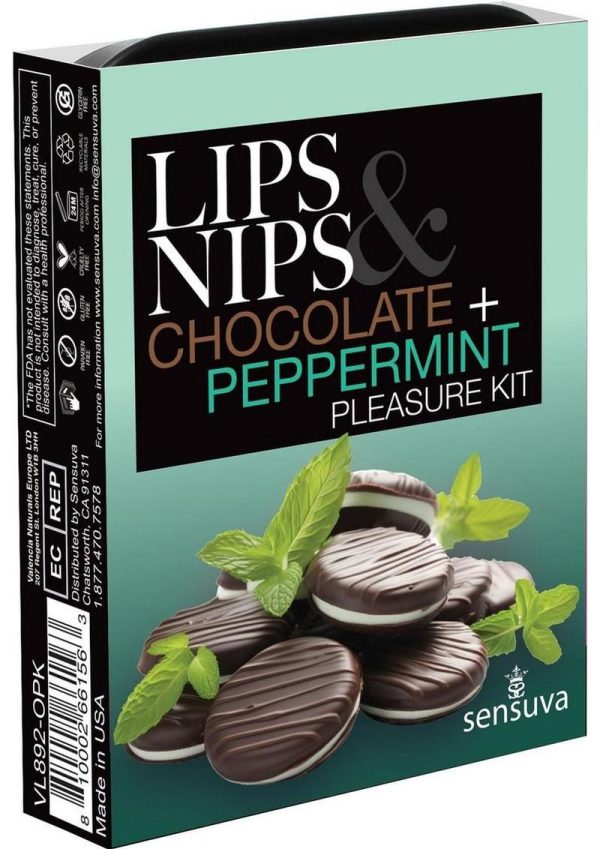 Sensuva Pheromone Infused Lips N Nips Pleasure Kit - Mint Chocolate