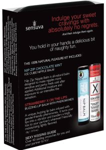 Sensuva Lips N Nips Pleasure Kit Limited Edition - Chocolate Strawberry