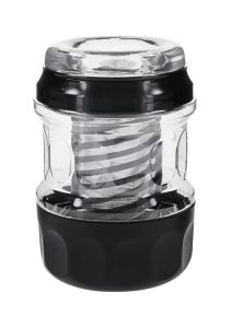 Playboy Spring Fling Rechargeable Stroker - Clear/Black