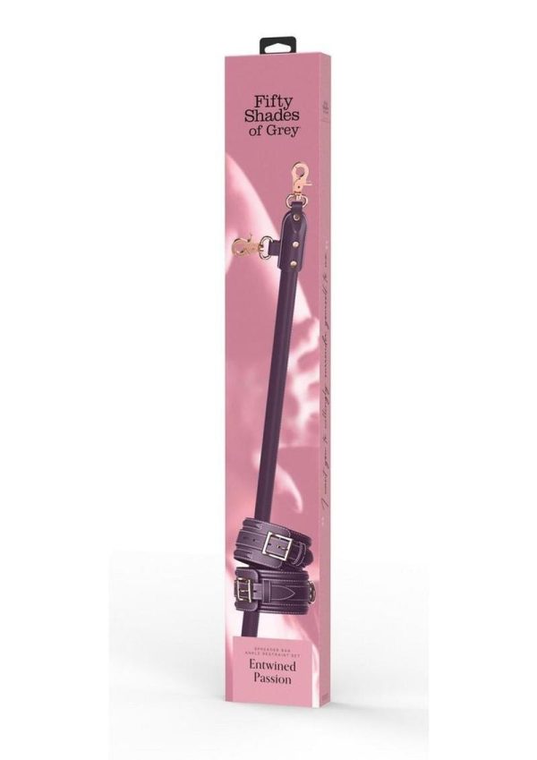 Fifty Shades of Grey Entwined Passion Spreader Bar - Purple