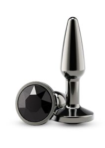 Rear Assets Chrome Tapered Anal Plug - Small - Gray