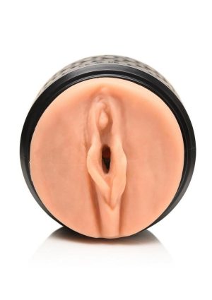 Mistress Vibrating Double Shot Rechargeable Masturbator - Pussy and Ass  - Vanilla/Black