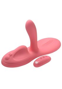 Bedroom Bliss Lover`s Grinder Rechargeable Silicone Grinder with Remote Control - Pink