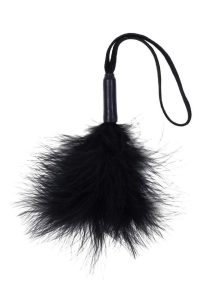 Sex and Mischief Peaches N CreaMe Wrist Feather Tickler - Black